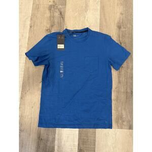 VRST Essential Pocket Shirt Mens Small Blue Tide UV Protection Breathable Tee